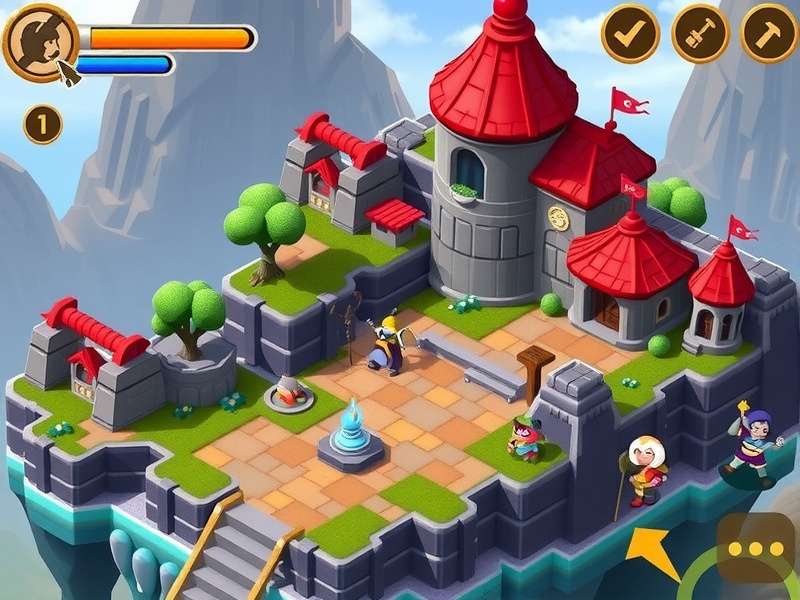 Saffron Saga Quest Gameplay Screenshot